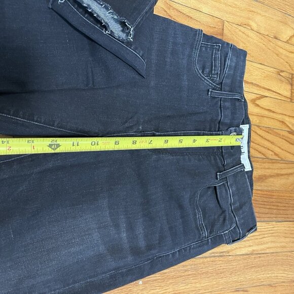 Frank & Eileen Sligo Skinny Jean in Washed Black Raw Hem Size 26 - Picture 8 of 9